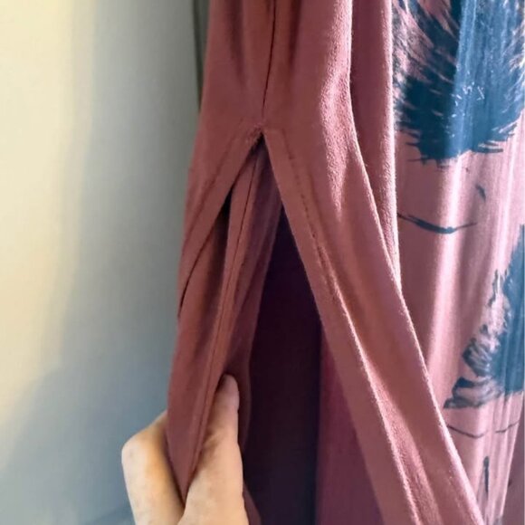 Women’s Animale‎ Rust Colored & Black Flowers Sleeveless Tank Strap Dress Size L - Picture 10 of 10